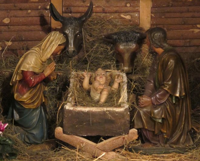 Krippe im Dom zu Fritzlar, Weihnachten 2011